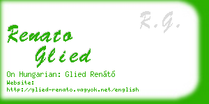 renato glied business card