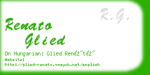renato glied business card